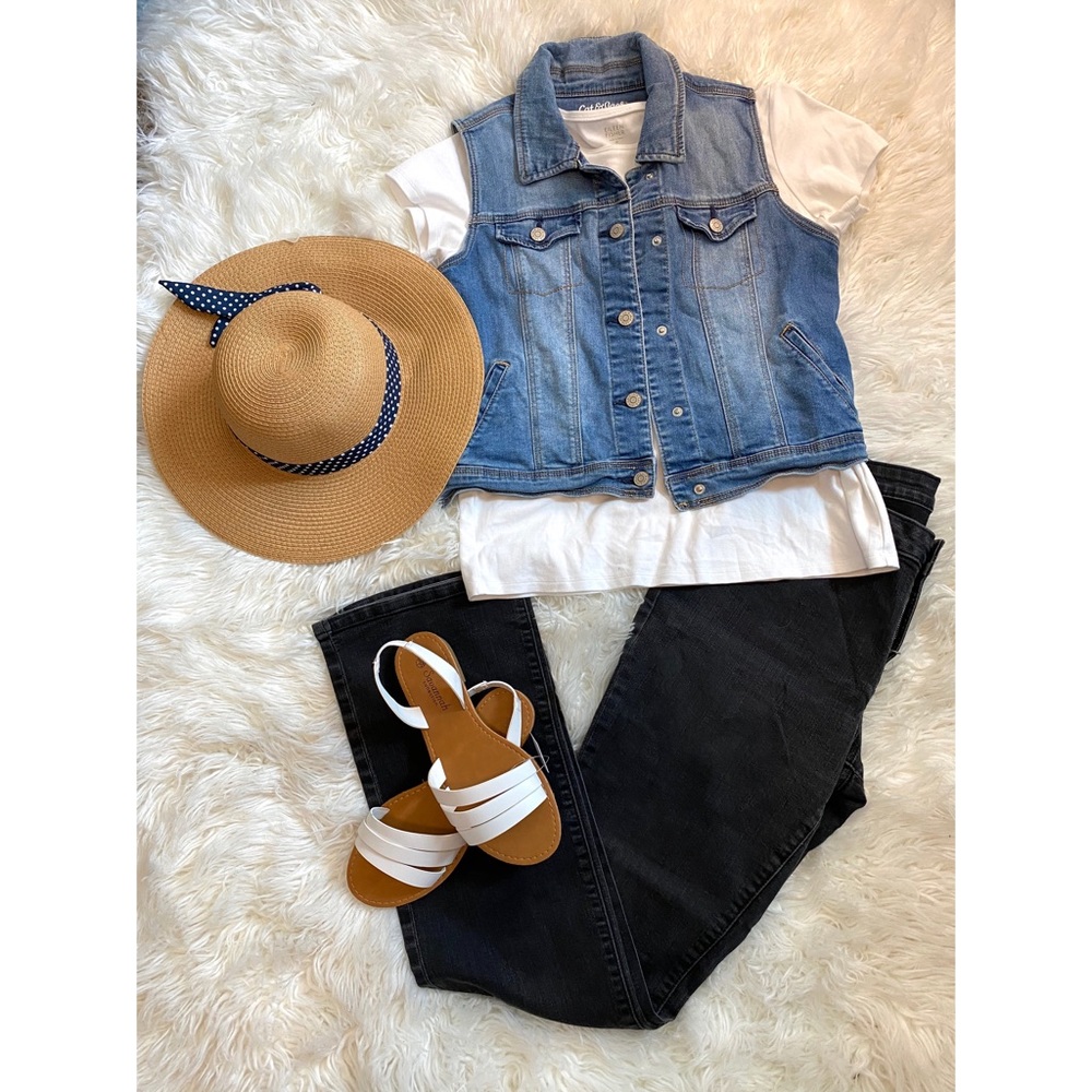 Extra large (kids size) denim vest